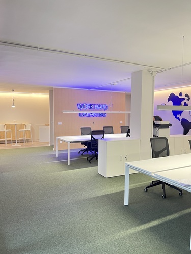 GIRO interiors | Estudio de interiorisme en Girona, Oficinas de ONEFAM HOSTEL. Barcelona